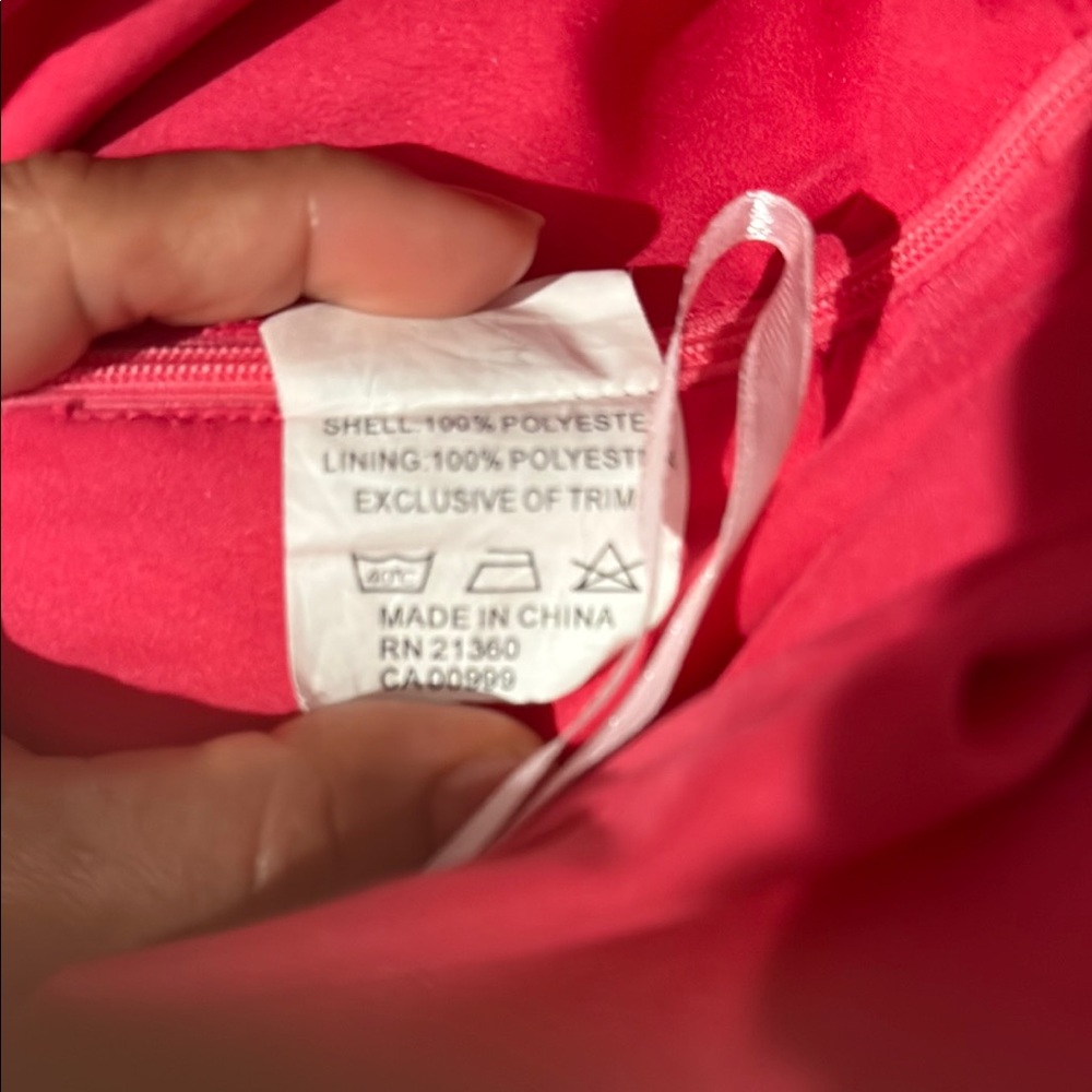 Mori Lee Red Spaghetti Strap Sundress - Picture 10 of 13